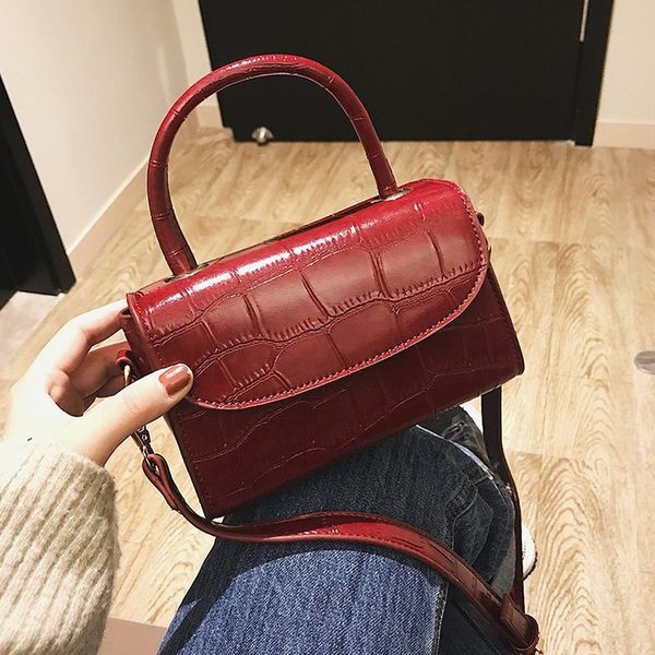 

2020 new mini bag crocodile pattern ladies handbag shoulder bag crossbody