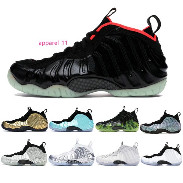 

penny hardaway pro mens basketball shoes vandalized alternate galaxy eggplant fighter jet metallic glod purple camo men designer sneakers