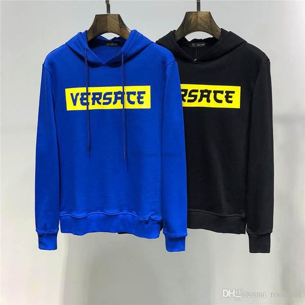 

fw 2019 new arrival medusa brand men's clothing street hoodies long sleeve sweatshirts m-3xl 2206, Black