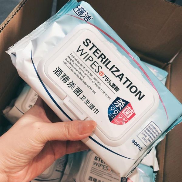 

alcohol wipes disinfectant non-woven sterilization wipe wet tissues pre-moisten cleaning wiper anti-bacterial