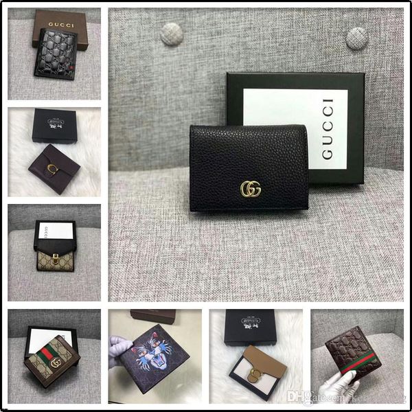 

20wf luxury designers mens wallet leather pu bifold short wallets men hasp vintage male purse coin pouch multi-functional cards wallet kkkk, Red;black