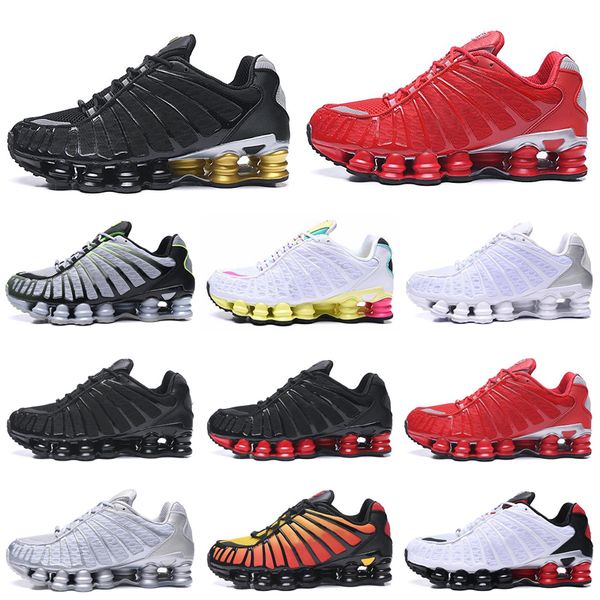 

shox tl running shoes oz nz r4 1308 clay orange triple black blue metallic silver sunrise university red white mens trainers sports sneakers