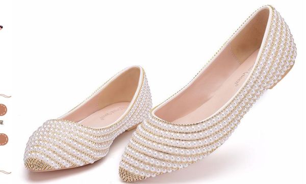 

2019 women's shoes in spring and autumn with new style flat bottom pointed end water drill@nm373, Black