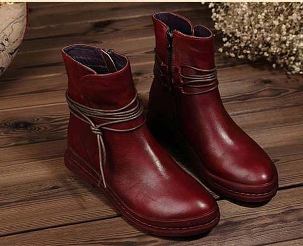 

snow boots new color matching round head women plus velvet cotton boots female martin casual wild non-slip women's booties m42, Black