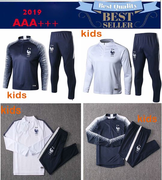 

Maillot de foot 2 tar kid urvetement home jer ey football jogging equipe de france new long leeve occer track uit training track uit