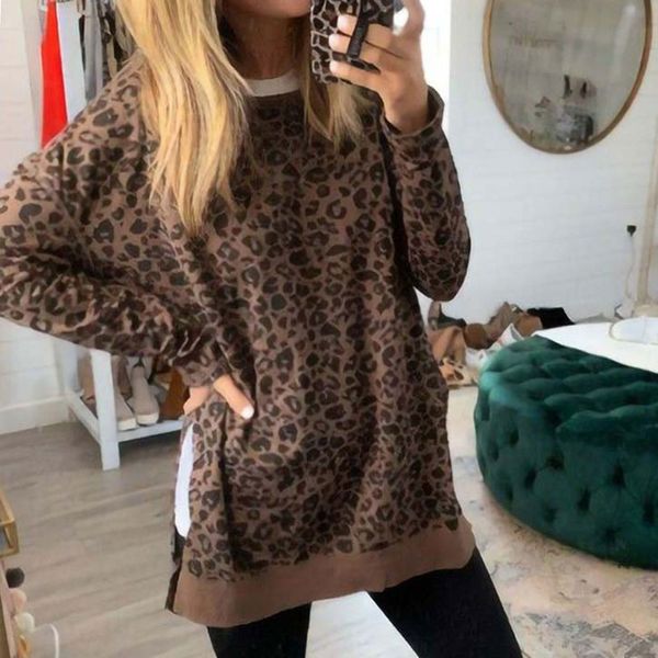 

leopard sweatshirt women 2019 autumn casual print hoodies female hoody ladies hoodie sweatshirt pullovers long sleeve, Black