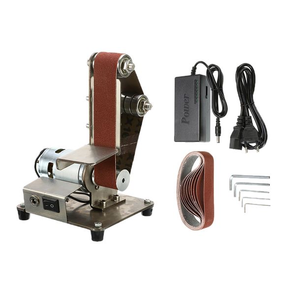 

professional mini vertical belt sander machine electric diy polishing machine fixed-angle sharpener table cutting edge