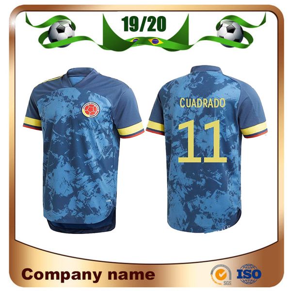 

2018 Limited Sale Men World Cup 10 for James Soccer Jerseys Away Blue Shirt #9 Falcao Quality Thai Edition National Team Football Uniform