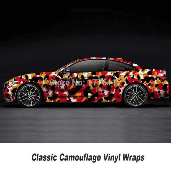 

red black white camouflage vinyl wrapping film with air vehicle graphics size: 1.52*5/10/15/20/25/30 m classic foil