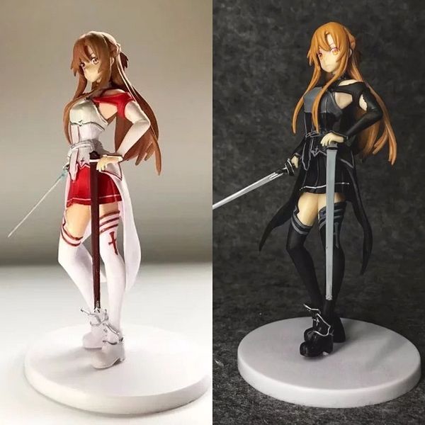 

17см sword art online anime фигурку sao асуна юки кирито пвх коллекция модель игрушка детский сексуальный подарок куклы brand new lelakaya m