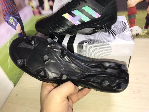 

2019 mens soccer football shoes salah jesus 19+x skeletalweave soccer boots soccer cleats size us6.5-11, Black