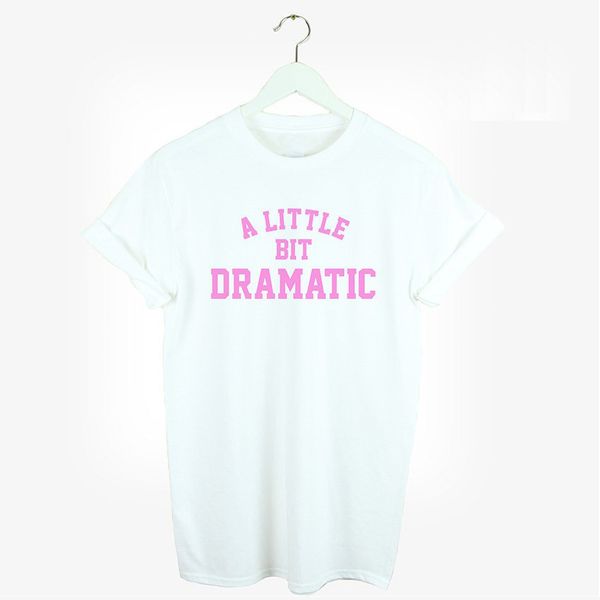 Acheter Un Peu Peu Dramatique T Shirt Fille Rue Style Femmes Mode