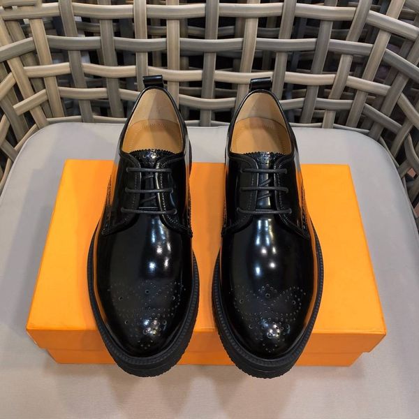 

2019 plateform luxury men shoes des chaussures designer shoes bridal wedding shoes black/ mahogany cut-outs ing