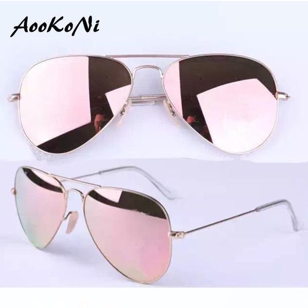 

aooko wholesale gafas style mirror glass polarized sun glasse oculos de sol feminino uv400 men women sunglasses full accessories, White;black