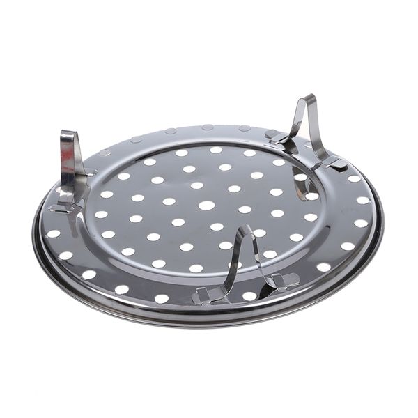 

серебряного тон нержавеющей steaming стойка tray w подставки для плиты другого выпекания