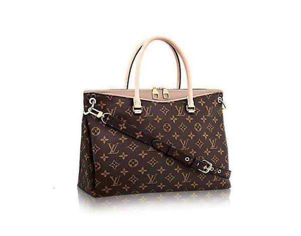 

b early spring new pallas handbag m50066 oxidized real leather iconic bags shoulder bag totes cross body business messenger bags