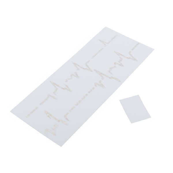 

1 packs ecg shape guitar stickers 3x4cm instruments sticker art stickers