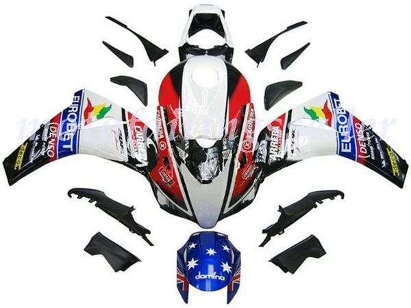 

oem quality new abs full fairings kits fit for honda cbr1000rr (2008 2009 2010 2011) cbr1000rr 08 09 10 bodywork set multi-color