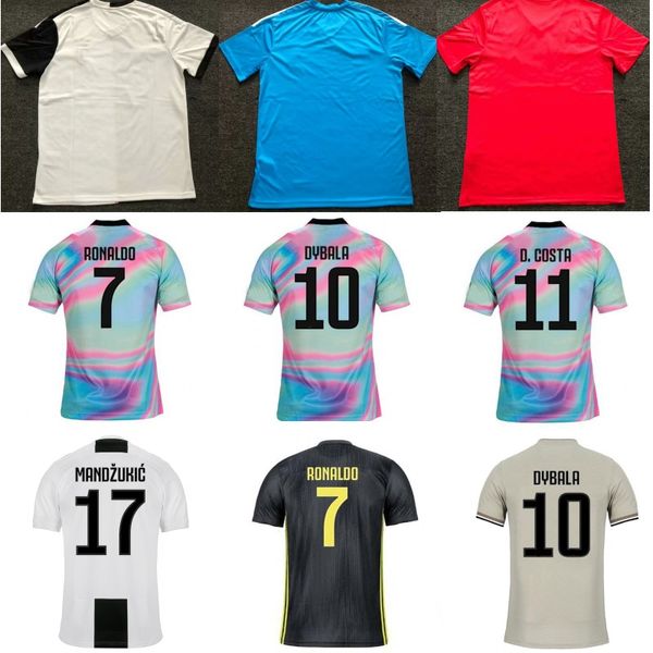 

2019 2020 concept Juventus jersey EA Sports kids Soccer jerseys RONALDO DYBALA MANDZUKIC adult18 19 football shirts home waya 3rd uniform