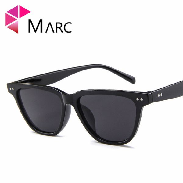 

marc uv400 2019new women sunglasses wrap eyewear men oculos leopard fashion plastic resin de sol gafas cat eye trend rectangle, White;black
