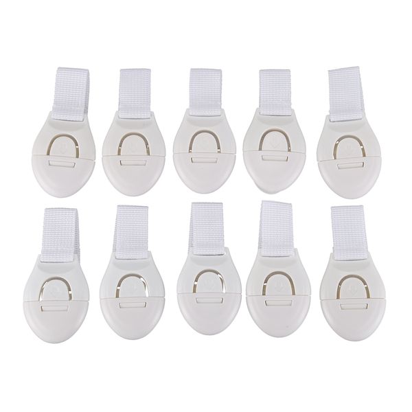 

10x plastic drawer cabinets security protection child safety lock