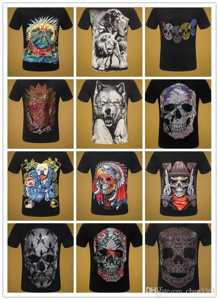 

2019 brand design summer street wear европа мода мужчины хлопка высокого качества тенниска вскользь с коротким рукавом тройник tshirt # 0236, White;black