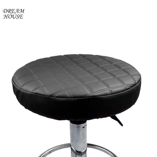 

2019 round chair cover bar barbershop stool cover bar stool slipcover elastic chair covers home thicken slipcover