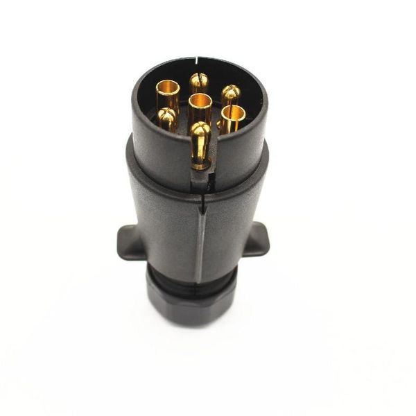 

7 pin replacement plastic trailer caravan truck towing electrics plug 12v 12n automobile 7-pin trailer plug car accessories