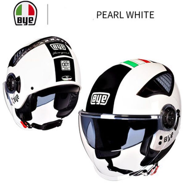 

motorcycle helmet men's vintage scooter open face helmet retro women's motorbike dot approved brand bye moto casc