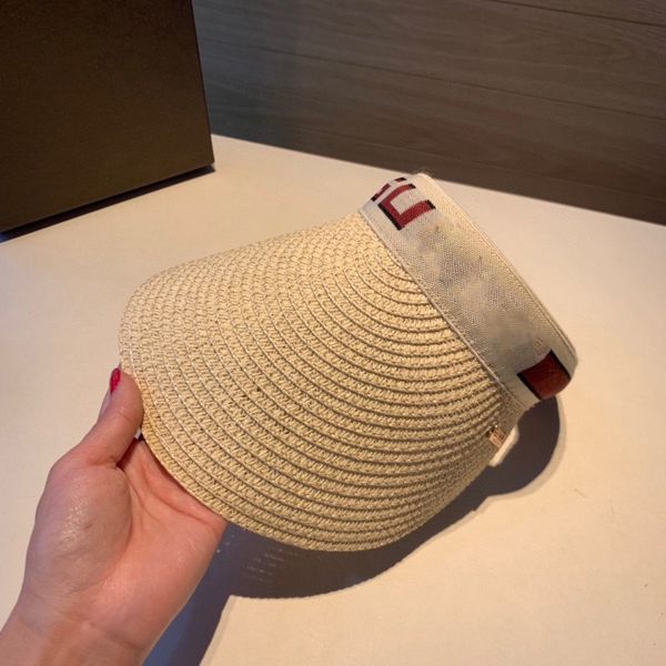 

2020 letter empty cap summer visor sun mens designers hat sports women golf tennis outdoor beach headband snapback baseball hats gorr, Blue;gray