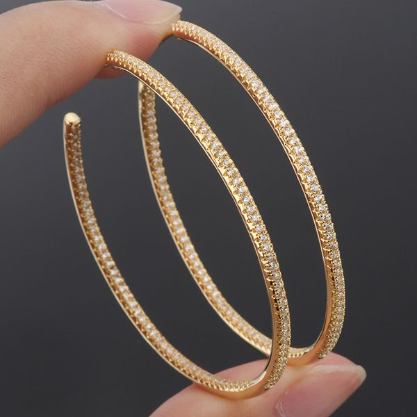 

funmode new gold color big circle pendant hoop earrings promotion wedding party jewelry fe31, Golden;silver