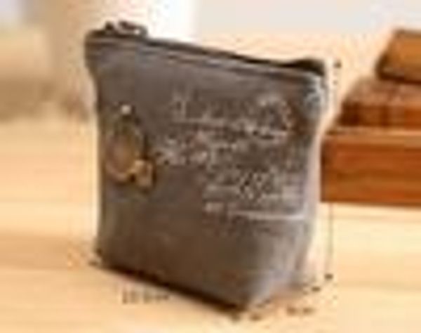 

nice coin keychain wallet purse change pocket holder organize cosmetic makeup sorter canvas bag, Red;blue