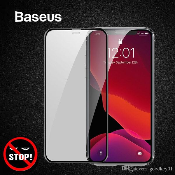 

Для iPhone 11 11Pro Max 0.3mm Полное покрытие экрана протектор Baseus конфиденциальности Защит