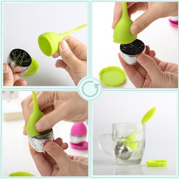 

silicon tea infuser leaf silicone infuser with food grade make tea bag filter creative stainless steel tea strainers ing