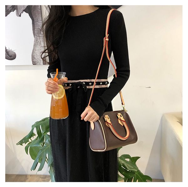 

a women messenger bag classic style fashion bags genuine leather shoulder bagsa lady totes handbags speedy size 16/20/25cm with shoulders st