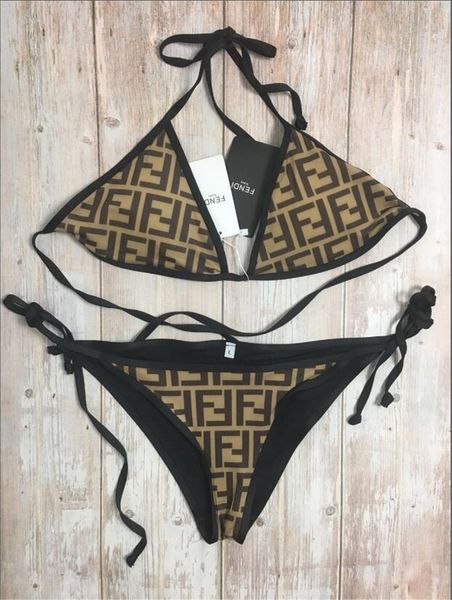 

ff print bikini push up padded women's swimwear outdoor bandage beach swimsuit indoor bathing wear ing