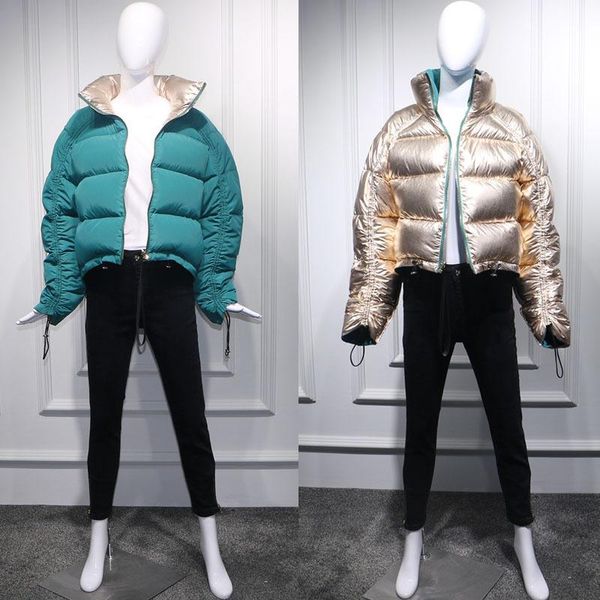 

женская мода пальто горячая продажа женщин пуховик зимнее пальто утолщение женской одежды капот вниз размер куртка s, Black