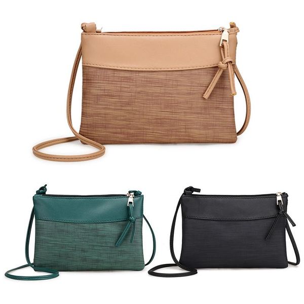 

fashion women pu patchwork messenger shoulder bag crossbody small bag