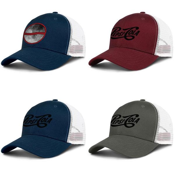 

pepsi distressed logo for men and women adjustable trucker meshcap custom fitted team baseballhats pepsico logo bandana, Blue;gray