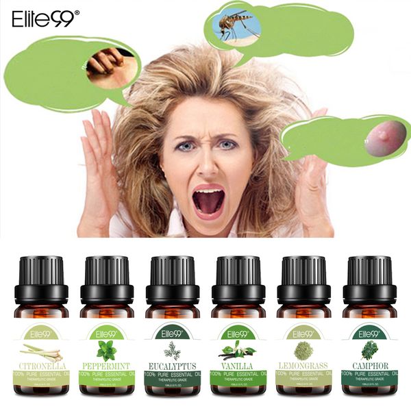 

elite99 essential oils repelling mosquitoes by spraying clothes humidifier vanilla lemongrass citronella camphor eucalyptus oil