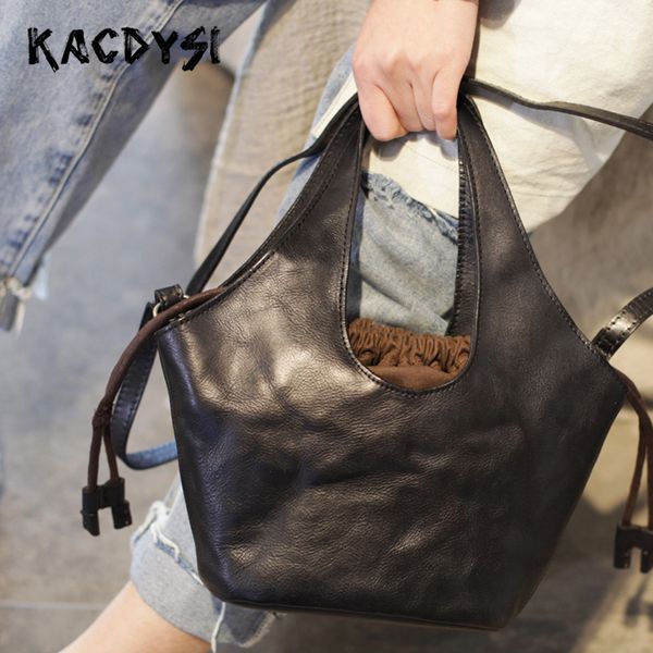 

original literary retro luxury women handbag nature cow leather modern stylish lady tote purse soft sweet messenger shoulder bag