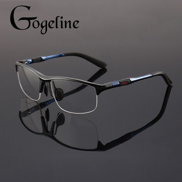 

men's aluminum and magnesium glasses frame sports cycling, Black