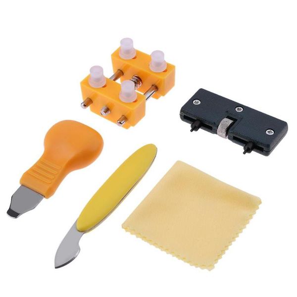 

5pcs watchmaker tools parts watch back cover case opener remover battery change repair tool kit hand repair tool