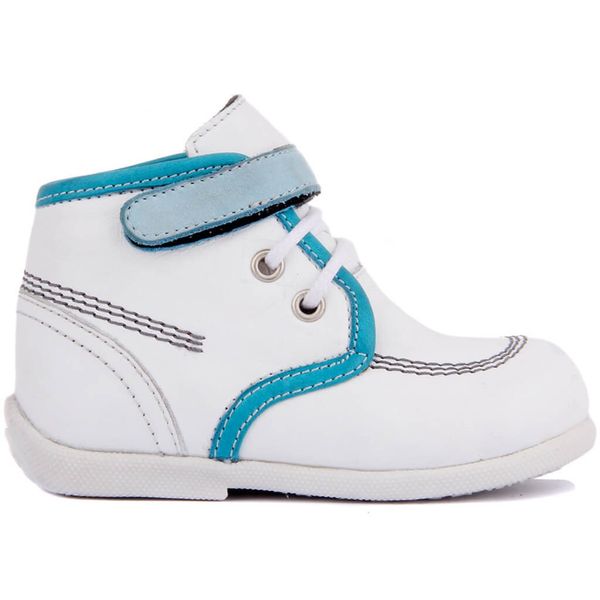 

sail-lakers white leather baby shoe, Black