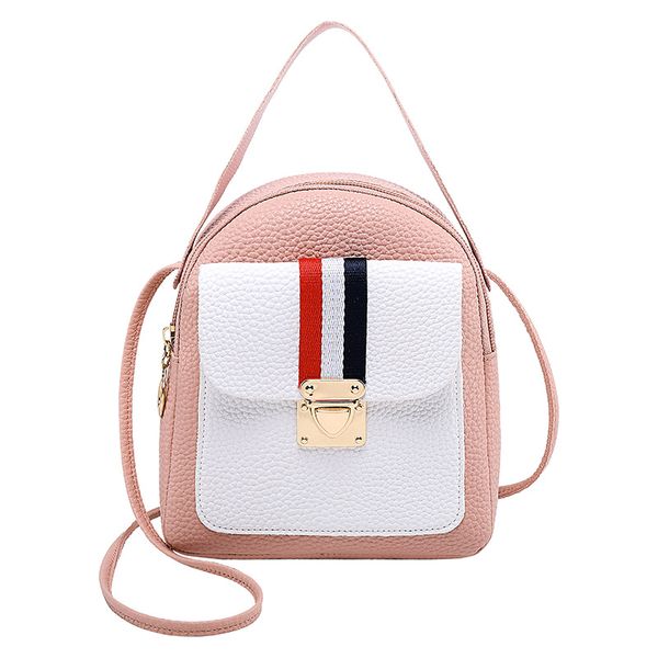 

2020 new contrast pu handbags tide lock mini packet phone shoulder bag wallet mini crossbody messager bag