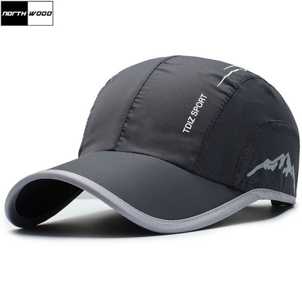 

northwood] outdoor quick drying baseball cap men summer mesh cap women snapback dad hats casquette homme trucker, Blue;gray