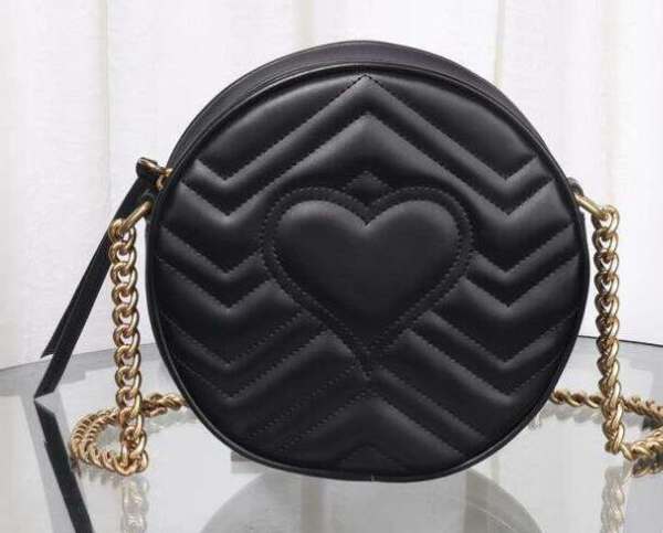 

2019 new leather round handbags women fashion bags cowhide mini chain clutch shoulder crossbody bag 550154 messengerc7ea#