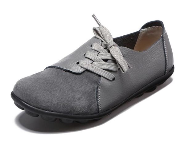 

women shoes leather fashion comfortable breathable flats women's casual shoes 1365, Black