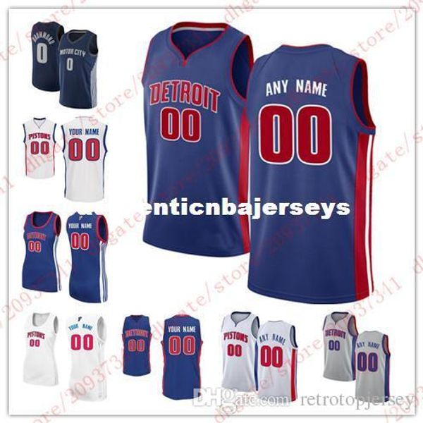 

custom new basketball jersey customize any number any name mens youth women stitched personalized grey blue white t-shirt vest jerseys, Black;blue