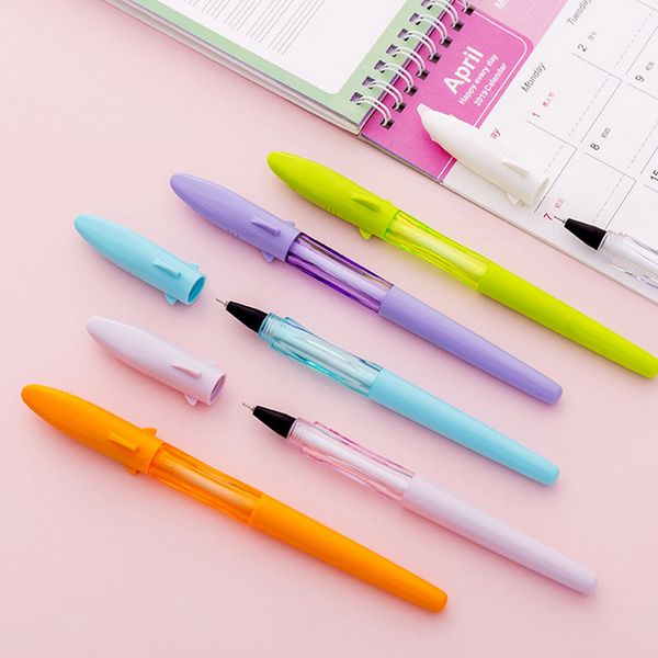 

cute shark gel pen 0.5mm black child writing pen office eexamination limited office material school supplies wholesale e-packet